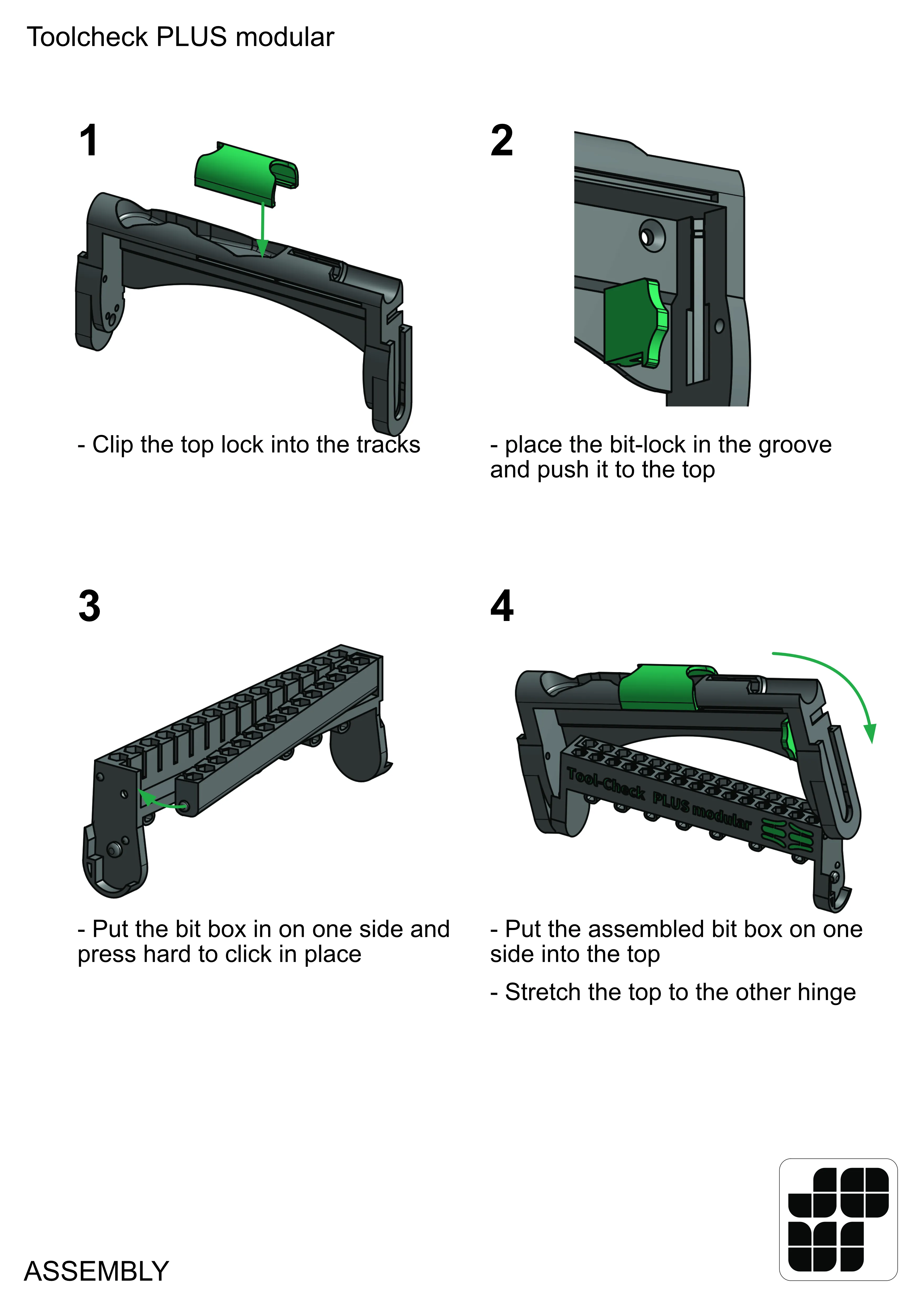 Compability Design Wera Toolcheck Plus modular compability (enhanced) - Free 3D Print ...