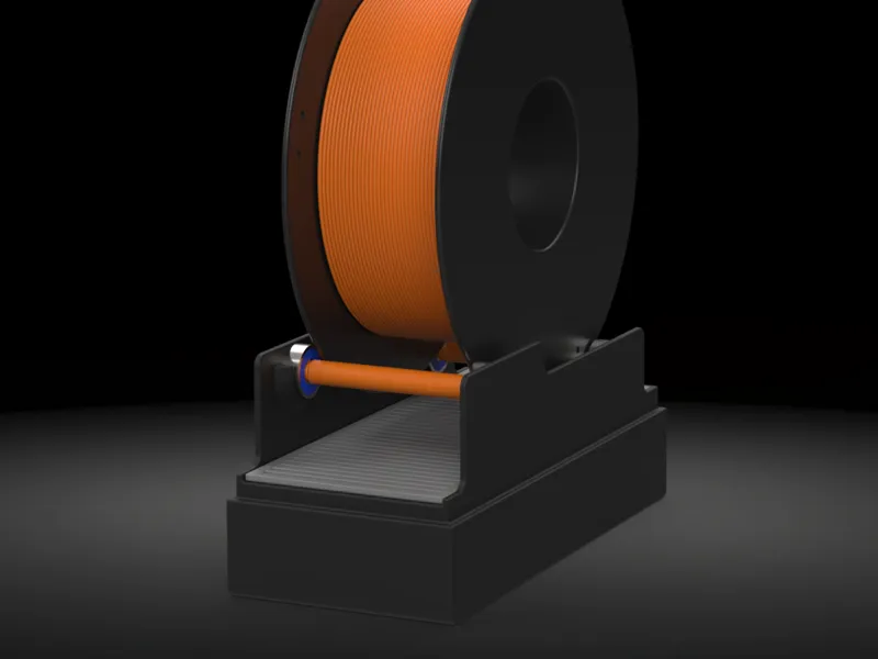 Minimalist Filament Holder with Tool Storage