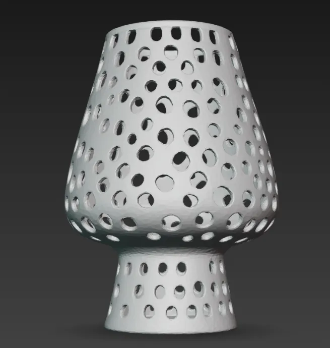 Lamp voronoi style