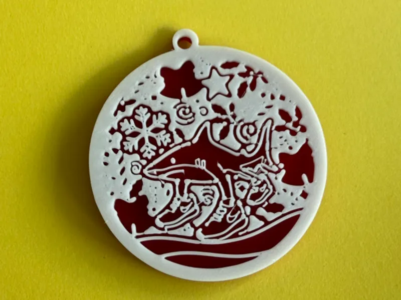 BRAIN ROT TRALALERO TRALALA ORNAMENT/KEYCHAIN