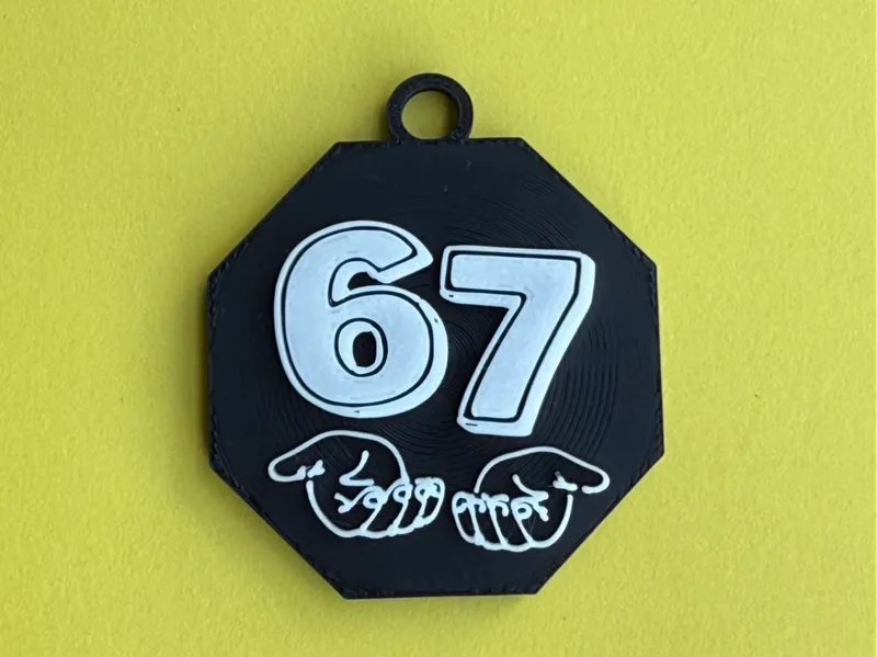67 Keychain / Ornament