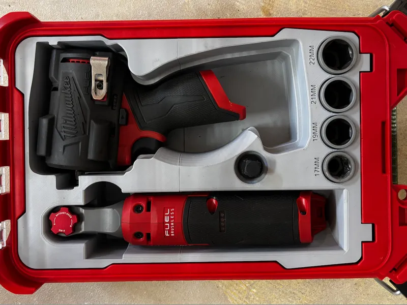 3/8 Stubby and Ratchet Packout Insert 