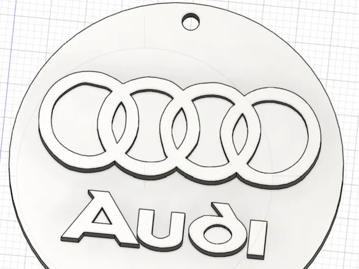 Audi Logo Keyring