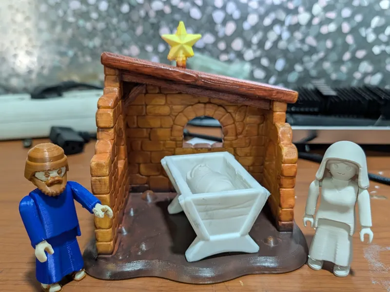 Belén para playmobil