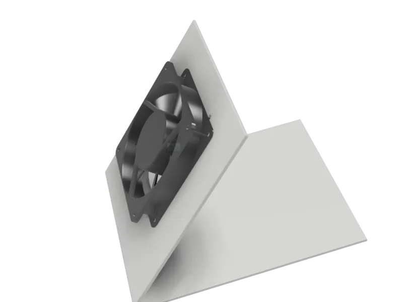 WIP: Simple parametric fan stand model