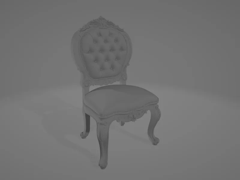 Classic Baroque Upholstered Chair