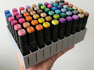 Organizador de canetas coloridas, touch marker