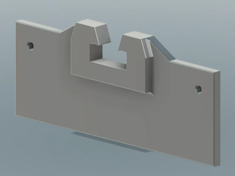 Junk Drawer Rail Holder