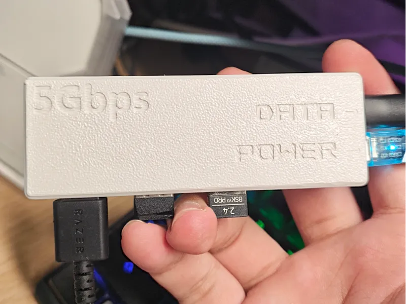 拼多多佳点电子独立供电USB3.0扩展坞外壳