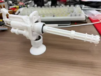 加特林机关枪M134可转动