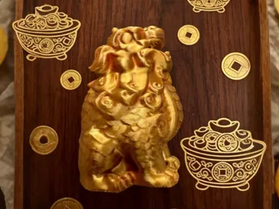Fortune-attracting Golden Pixiu