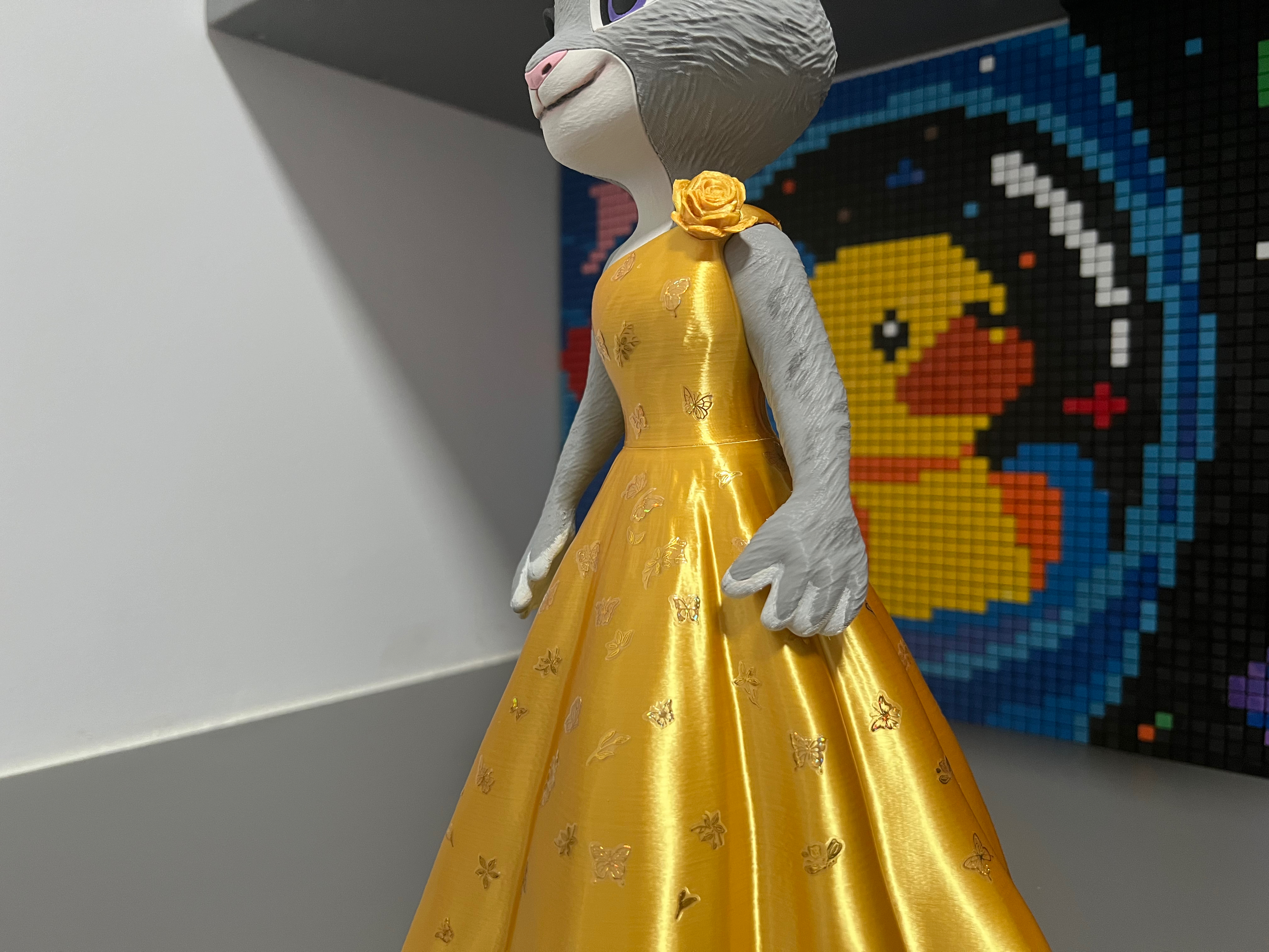 3Dプリント ズートピア Zootopia-ジュディ Judy-ドレス（完全分割版