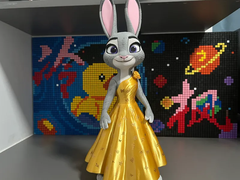 疯狂动物城Zootopia-朱迪Judy-礼服（全分件版）（无需AMS）约42CM高