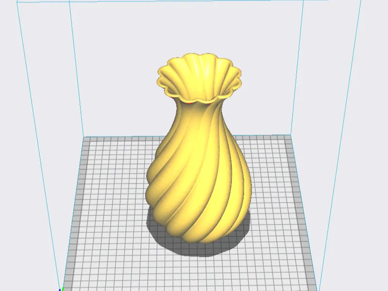 Vase for plastic flowers