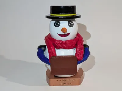 removable snowman