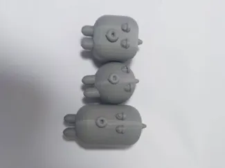 可爱的萌三兄弟模型