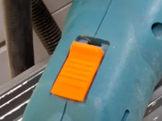Working model of a milling cutter button