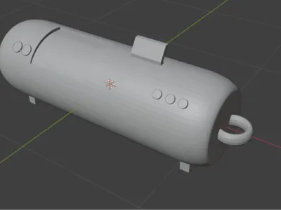 Hyperbaric chamber keychain