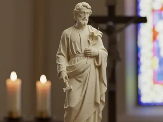 San Giuseppe statua religione cattolica realistica