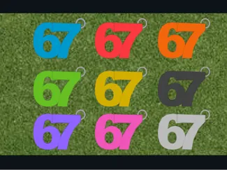 67 keychain
