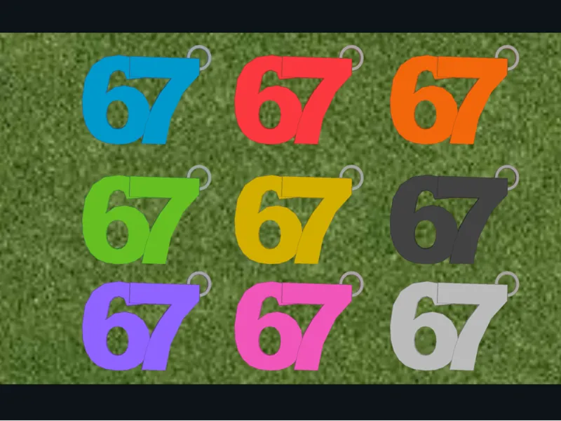 67 keychain