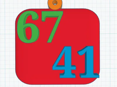 67-41 Keychain