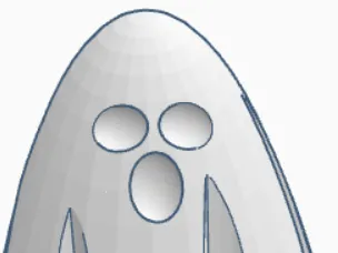 Spooky Eggbert Statue