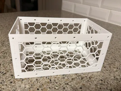 Honeycomb Box With Rivet Holes (Customizable)
