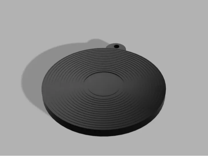 Llavero Disco De Vinilo Con NFC Interior