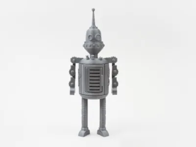 Retro Style Robot Toy Model