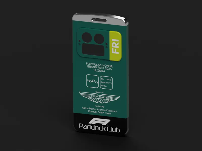 realme GT8 Pro – F1 Paddock Pass Camera Cover