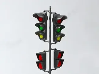 红路灯