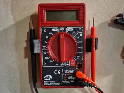 Multimeter Wall Holder (REV and Copies)