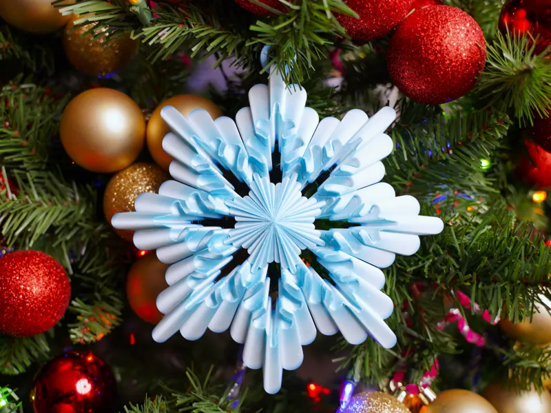 Floral Snowflake Ornament