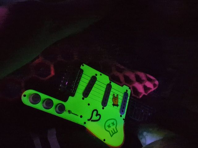 Prusastrat - one peice pick guard, and back cover