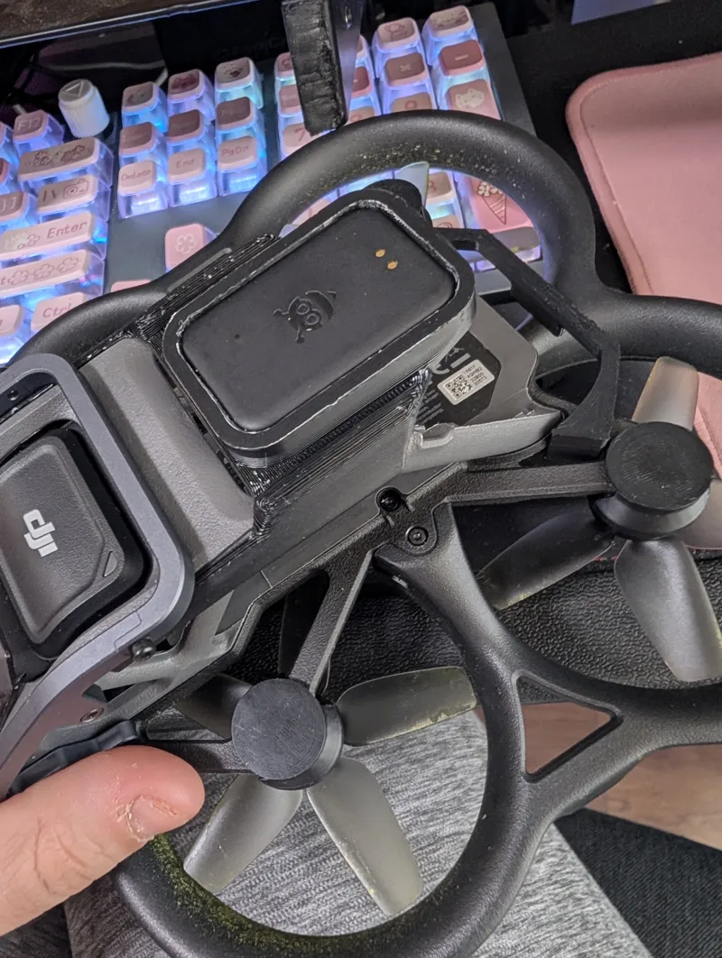 Pebblebee tag mount for DJI Avata Drone