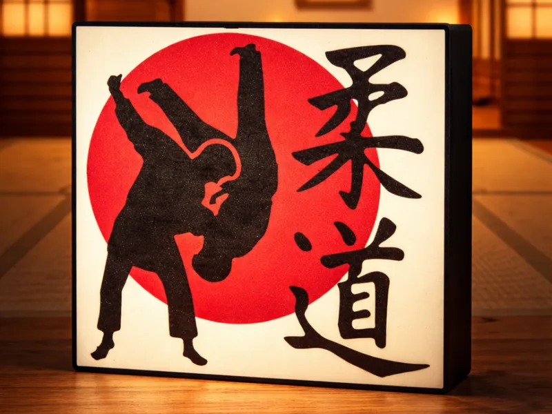 Judo Lichtbox