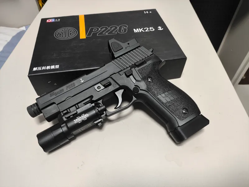 模立方p226玩具弹匣装饰底盖