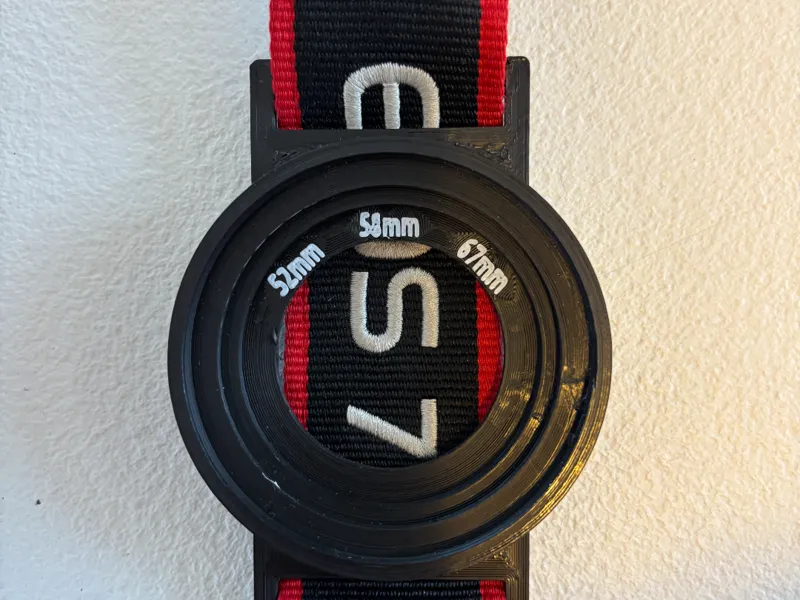 Canon lens cover holder