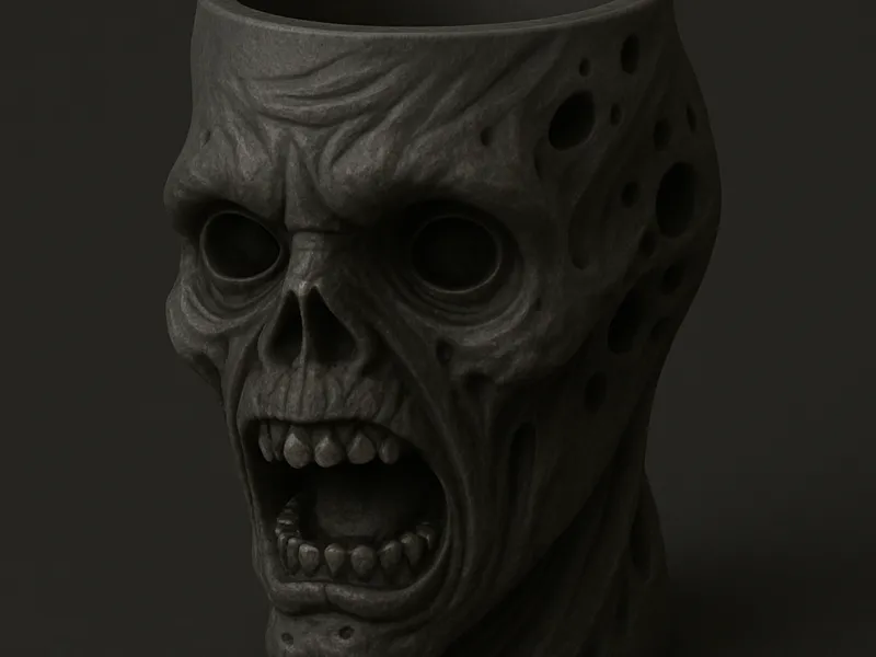skull pot