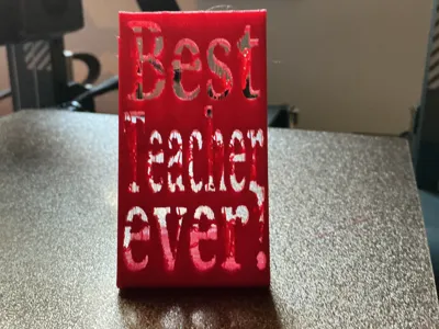 Teacher appreciation day idea