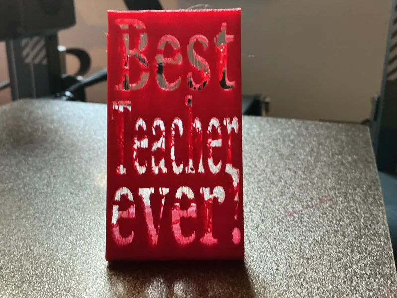 Teacher appreciation day idea