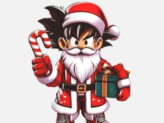 Santa Goku merry xmas