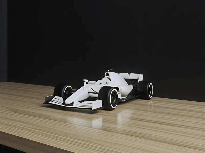 Cartoonish Formula 1 Car