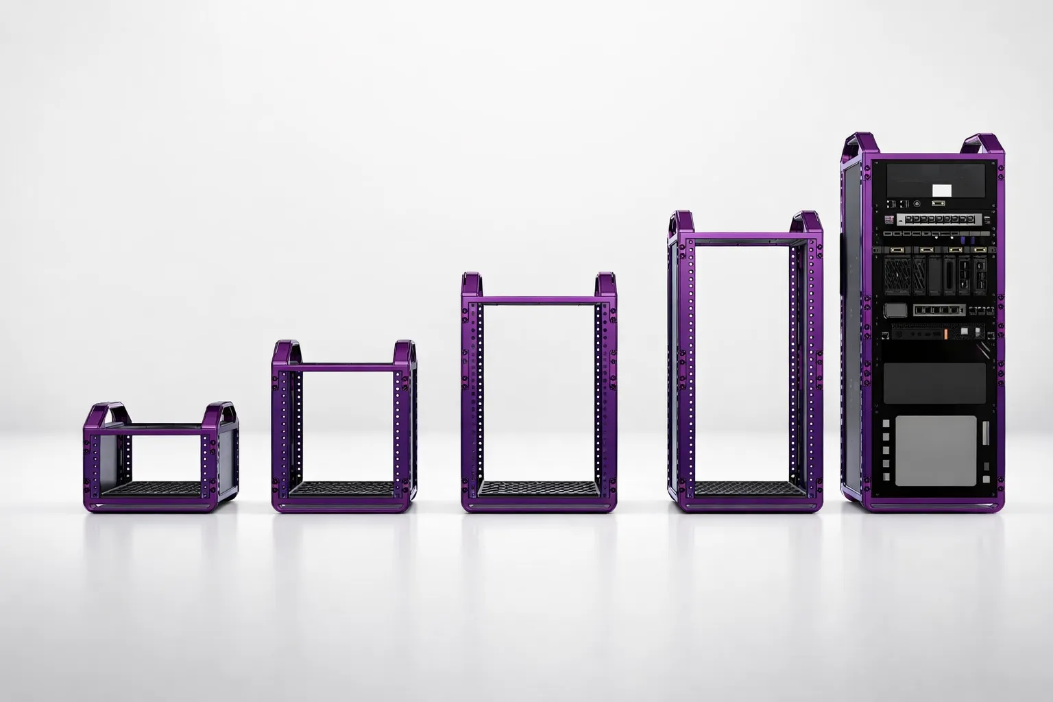 KWS Rack v.2 - Heavy‑Duty 10‑Inch Homelab Rack - Free 3D Print Model ...