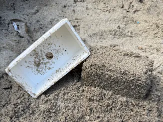 sand brick mold.