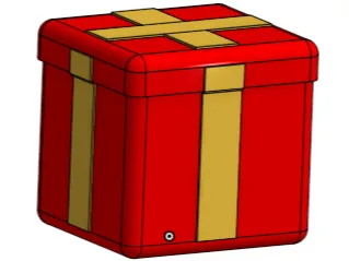 Unopenable Decorative Christmas Present