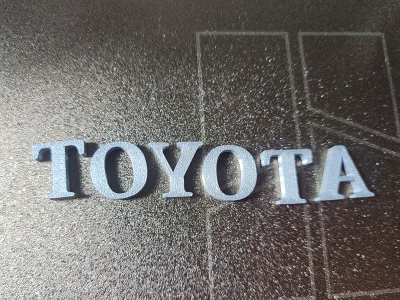 Logo Toyota Letras Individuales