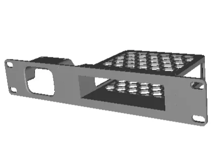 SG105/SG1005P + JetKVM Left Mounted 10" Rack Mount