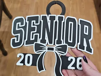 Senior hype necklace 